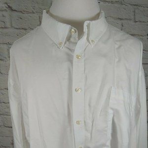 Foundry Easy Care Button Down White Dress Shirt 5X